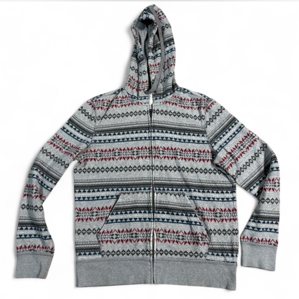 Aeropostale grey zip up hoodie Size M